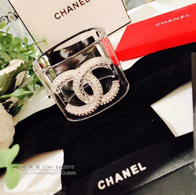 chanel手鏈 亞克力 小香手鐲 香奈兒透明手鐲  gzsc1389